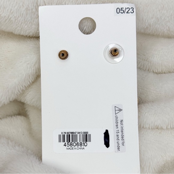 Express Multi-Tone Drop Earrings | NWT | Brown & Amber Tones - Picture 2 of 3